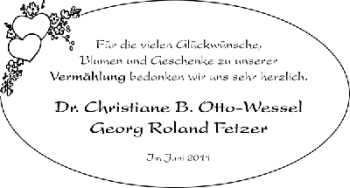 Glückwunschanzeige von Christiane und Georg  von WESER-KURIER