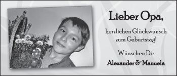 Glückwunschanzeige von Wilhelm  von WESER-KURIER