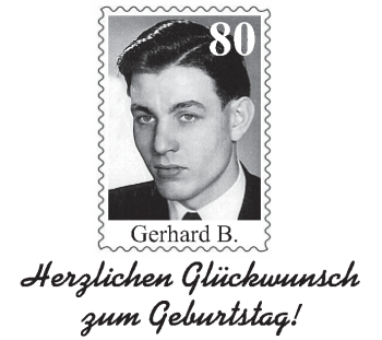 Glückwunschanzeige von Gerhard  von WESER-KURIER