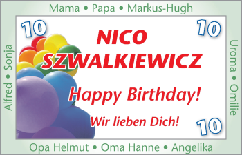 Glückwunschanzeige von Nico Szwalkiewicz von WESER-KURIER