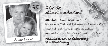 Glückwunschanzeige von Anita Lührs von WESER-KURIER