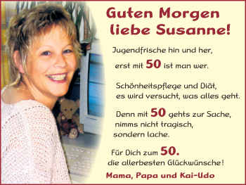 Glückwunschanzeige von Susanne Herpel von WESER-KURIER