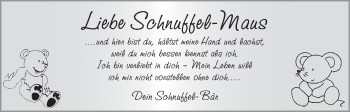 Glückwunschanzeige von Schnuffel-Maus  von WESER-KURIER