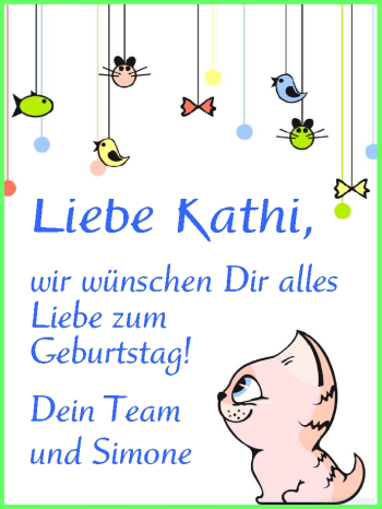 Glückwunschanzeige von Kathi  von WESER-KURIER