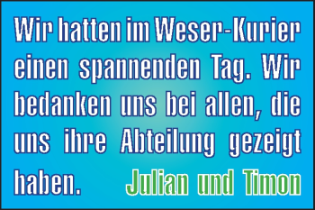Glückwunschanzeige von Wir hatten im Weser-Kurier  von WESER-KURIER