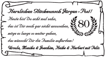 Glückwunschanzeige von Jürgen  von WESER-KURIER