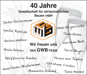 Glückwunschanzeige von Firmenjubiläum  von WESER-KURIER