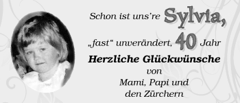 Glückwunschanzeige von Sylvia  von WESER-KURIER