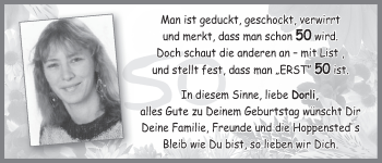 Glückwunschanzeige von Dorli  von WESER-KURIER