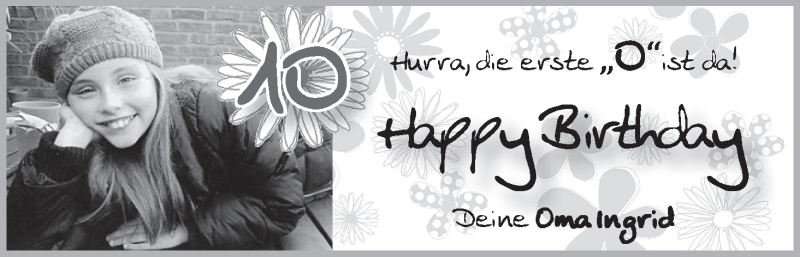 Anzeige für Happy Birthday  vom 21.07.2012 aus WESER-KURIER