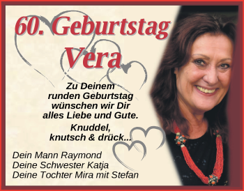 Glückwunschanzeige von Vera  von WESER-KURIER