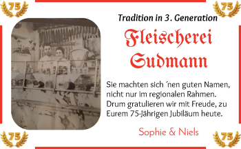 Glückwunschanzeige von Holger Sudmann von WESER-KURIER