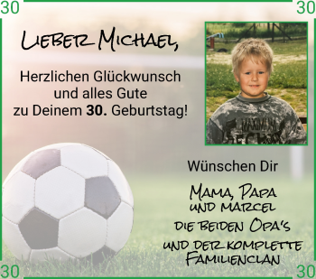 Glückwunschanzeige von Michael  von Osterholzer Kreisblatt