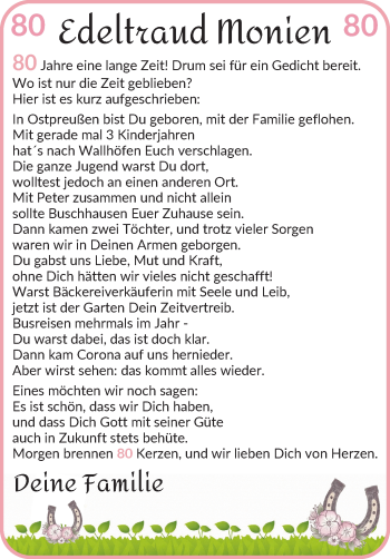 Glückwunschanzeige von Peter Monien von Osterholzer Kreisblatt