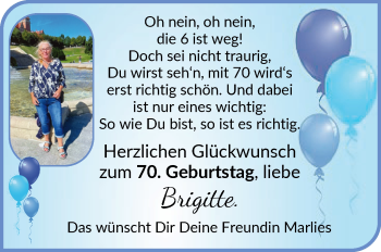 Glückwunschanzeige von Brigitte Patzke von Osterholzer Kreisblatt