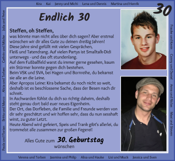Glückwunschanzeige von Steffen  von Osterholzer Kreisblatt