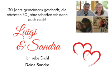 Glückwunschanzeige von Luigi und Sandra  von WESER-KURIER