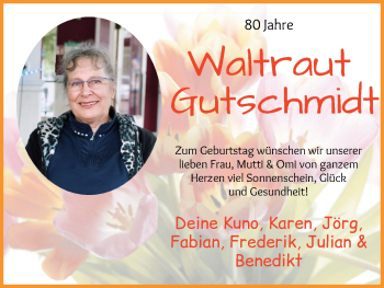 Glückwunschanzeige von Waltraut Gutschmidt von WESER-KURIER