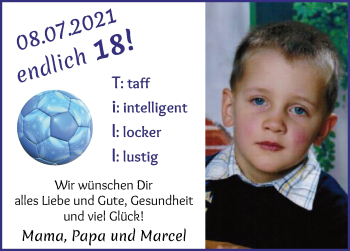 Glückwunschanzeige von Till Murken von Osterholzer Kreisblatt