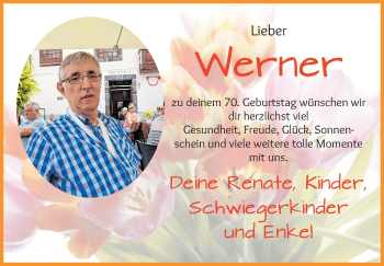 Glückwunschanzeige von Werner Ammermann von Die Norddeutsche