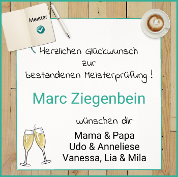 Glückwunschanzeige von Marc Ziegenbein von Osterholzer Kreisblatt