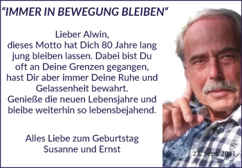 Glückwunschanzeige von Alwin Meyer von Osterholzer Kreisblatt