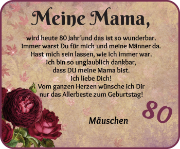 Glückwunschanzeige von Renate Riekers von WESER-KURIER