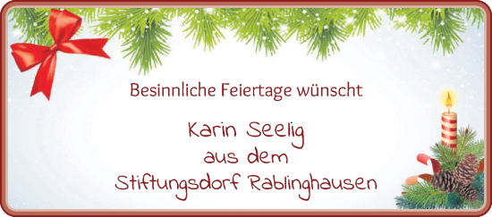 Glückwunschanzeige von Karin Seelig von WESER-KURIER