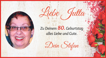 Glückwunschanzeige von Jutta Molnar von WESER-KURIER