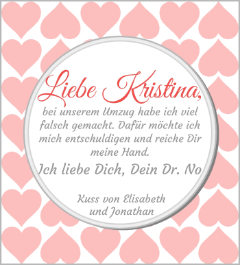 Glückwunschanzeige von Kristina  von WESER-KURIER