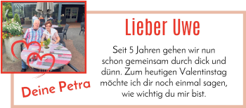 Glückwunschanzeige von Uwe  von WESER-KURIER