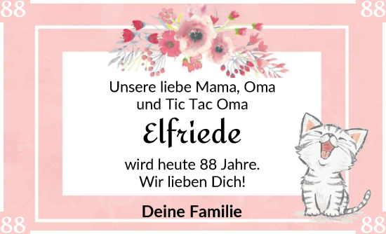 Glückwunschanzeige von Elfriede  von Osterholzer Kreisblatt