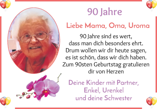 Glückwunschanzeige von Lisa Parus von Die Norddeutsche