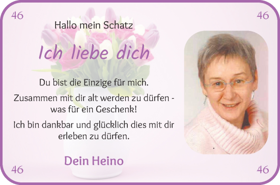 Glückwunschanzeige von Frau Möck von Osterholzer Kreisblatt