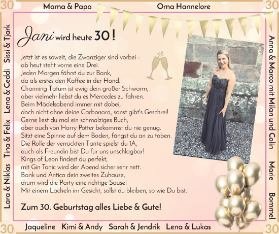 Glückwunschanzeige von Jani  von Osterholzer Kreisblatt