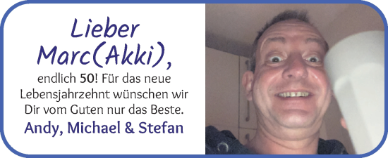 Glückwunschanzeige von Marc  von WESER-KURIER