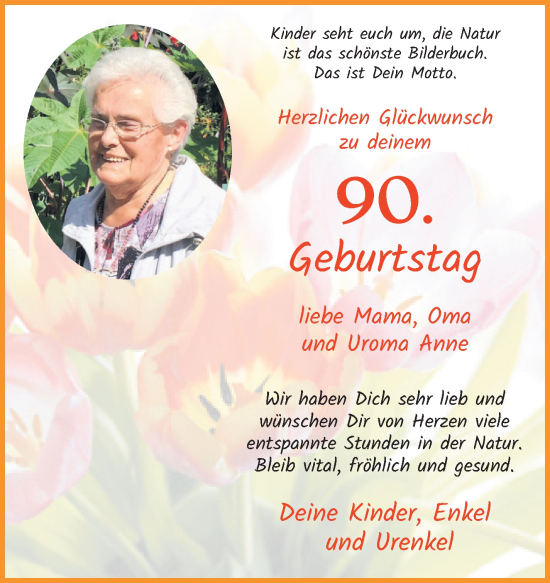 Glückwunschanzeige von Mama  von WESER-KURIER