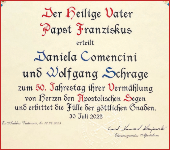Glückwunschanzeige von Daniela und Wolfgang  von WESER-KURIER