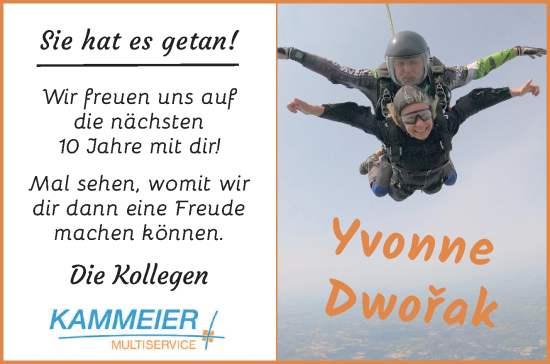 Glückwunschanzeige von Yvonne Dworak von Osterholzer Kreisblatt