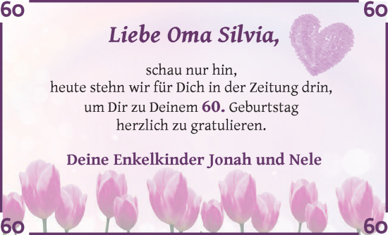 Glückwunschanzeige von O. Ehlers von Osterholzer Kreisblatt