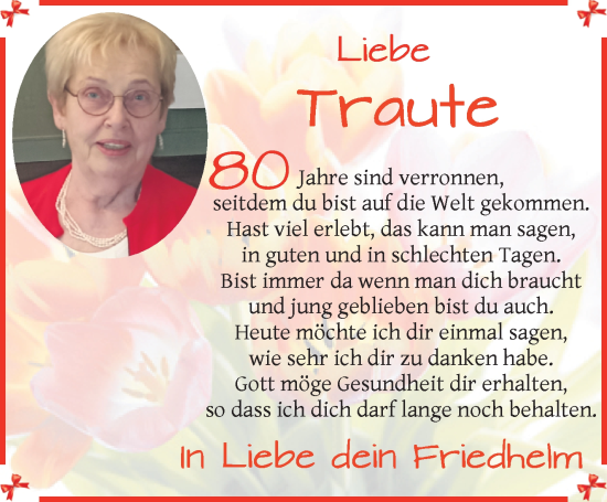 Glückwunschanzeige von Trautw Brodtmann  von Osterholzer Kreisblatt