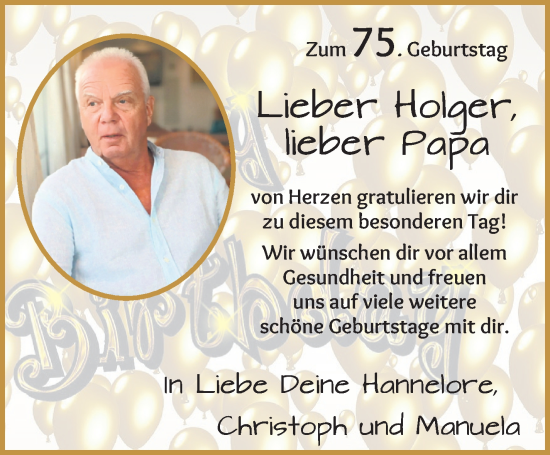 Glückwunschanzeige von Holger Jaster von Osterholzer Kreisblatt