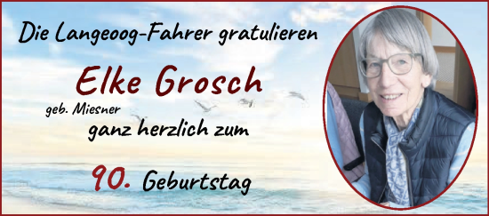 Glückwunschanzeige von Elke Grosch von WESER-KURIER