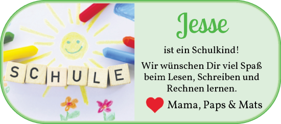 Glückwunschanzeige von Jesse  von WESER-KURIER