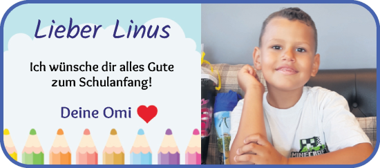 Glückwunschanzeige von Linus  von WESER-KURIER