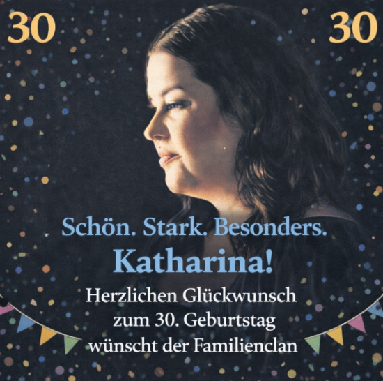 Glückwunschanzeige von Katharina Joost von Osterholzer Kreisblatt