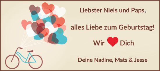 Glückwunschanzeige von Niels  von WESER-KURIER